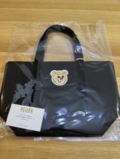 フェイラー オールドテディ ワッペントートバッグ L （小） ブラック