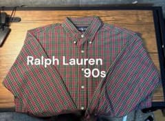 90s Ralph Lauren Classic FIT チェックシャツ Lのサムネイル