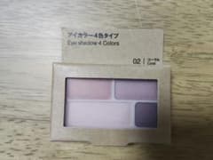 MUJI アイカラー4色タイプ 02 コーラルのサムネイル