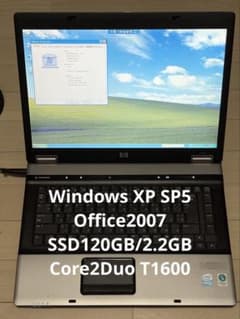 Windows XP SP5改 3GB SSD128GB Office2007 Windows XP SP5 2.2GB SSD120GB Office2007 - メルカリ