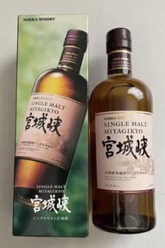未開封　未開栓　保管品　ニッカ　シングルモルト 宮城峡 45度 700mlのサムネイル