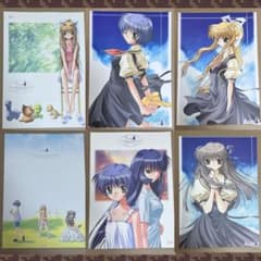 key AIR 当時物 複製原画 イラスト ビジュアル 6枚セット m62424909498_1.jpg?1766637631