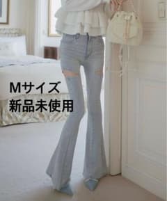 Darich ドロップビジューフレアデニムパンツ Mのサムネイル