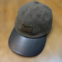 ミスターファットマン ウールクラシック レザーキャップ ブラウン