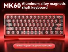 MorkBlade x AULA コラボモデル MK60 赤 AULA X MORK BLADE MK60 Magnetic Switch Mechanical Keyboard
