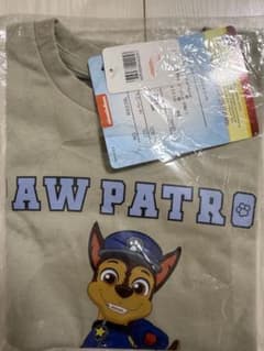 パウパトロール 半袖Tシャツ チェイス ベージュ 120のサムネイル