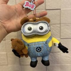 ミニオン ボブ ぬいぐるみ キーホルダー　ユニバ購入のサムネイル