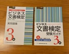 ビジネス文書検定 3級 実問題集 & 受験ガイドのサムネイル