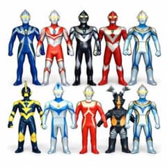 希少・廃盤】当時物ウルトラマンソフビ11体セットバンダイ昭和レトロ