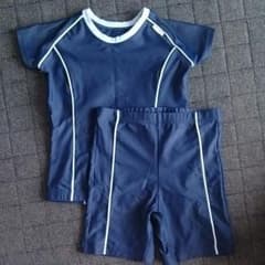あいか様専用☆セパレート水着130☆チェックズボンのサムネイル