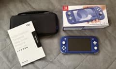 Nintendo Switch Lite ブルー　キャリングケース付き　本体のみ Nintendo Switch Lite ブルー 本体 キャリングケース付 - メルカリ