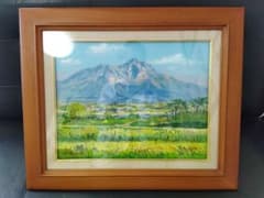 ヒ*デ様 【0722B】油彩画 筑波山景画 額装　画家　羽沢清水　絵画 ヒ*デ様 【0722B】油彩画 筑波山景画 額装 画家 羽沢清水 絵画 | Mercari