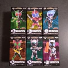 仮面ライダーフィギュア「平成〜令和ライダー」22体セット（ワーコレ・一番くじ） 新品】一番くじ仮面ライダー ワーコレ 仮面ライダーW オーズ 6種