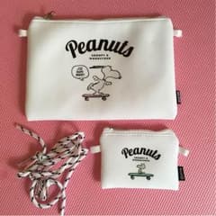 《mini 付録》MILK FED. スヌーピーポーチ 3点セットのサムネイル