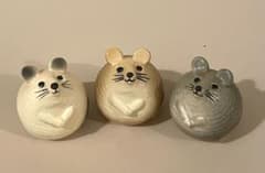 リサラーソン◇陶器製ねずみ◇3匹セット - メルカリ