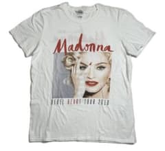 マドンナ　ライブ　ツアー　Tシャツ　試着のみ 12318 マドンナ Madonna 2016 ツアー Tシャツ L - メルカリ