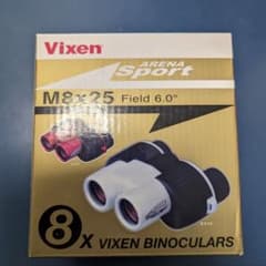 まめ様専用ビクセンVixen 双眼鏡 アリーナスポーツ M 8×25　新品未使用のサムネイル