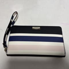 kate spade NEW YORK ストライプ 長財布 リストレットのサムネイル
