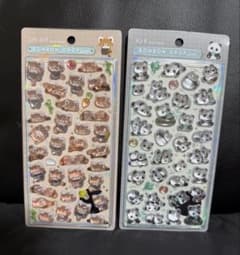 ボンボンドロップシール レッサーパンダ パンダ ２点セットのサムネイル