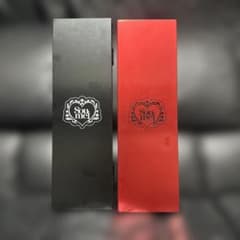 ソウメイ シャンパン 空瓶 箱 ブラック レッド 2個セット - メルカリ