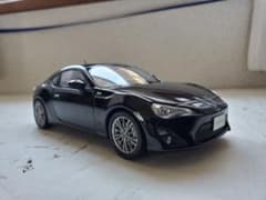 トヨタ86ミニカー  1/30 純正カラーサンプル　黒　非売品のサムネイル