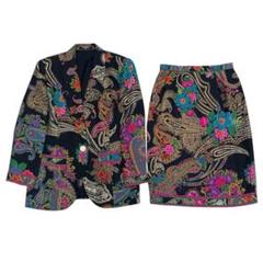 【美品】LEONARD シルクウール スカートセットアップ 3059001397647136_08_2444.jpeg