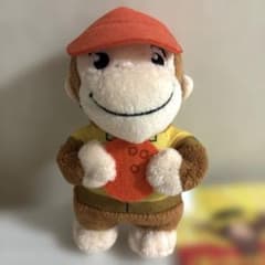 おさるのジョージぽってりマスコット　Playing