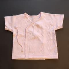 ベビー肌着 ピンク キルティング素材のサムネイル