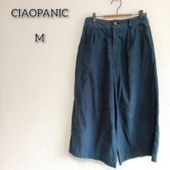 CIAOPANIC [M] Bottoms Wide Pants Pockets Belt Loops Zipper