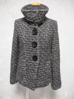 最終価格レア美品MAX&Coアルパカ モヘヤ ツイードショートコート ライダース 美品 Max&Co 2wayツイードコート アルパカ モヘヤ サイズ 38 - メルカリ