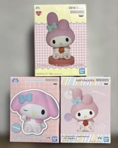 新品未開封　サンリオ　マイメロディー　フィギュア　ライト　3点セット　匿名配送