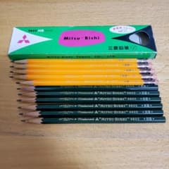 昭和レトロ】三菱・トンボ ヴィンテージ鉛筆 12本セット 訳あり
