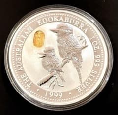 オーストラリア　カワセミ　小判金マーク　1オンス銀貨　1999年 m62468633947_1.jpg?1722685411
