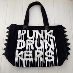 PUNK DRUNKERS トゲトゲ スタッズトートバッグ USED - メルカリ