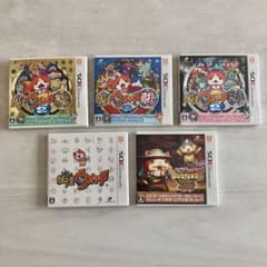 3DS 妖怪ウォッチ ソフト5本セット 真打 本家 元祖 無印 バスターズ2