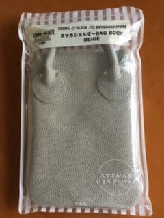 ヤングアンドオルセン スマホショルダー　ベージュ　未使用品のサムネイル