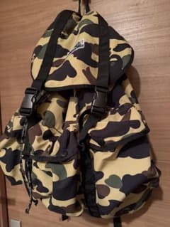 レア】A BATHING APE カモフラージュBackpack bag - メルカリ