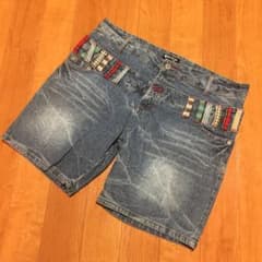 RaRa様専用デニムショートパンツ デニムハーフパンツのサムネイル