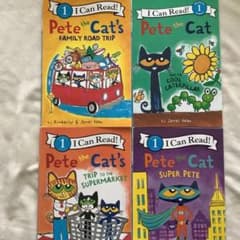 英語多読 I Can Read Pete the Cat 絵本4冊セット - メルカリ