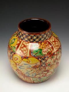 三代仁王窯 作 壺屋焼　琉球赤絵龍文壺（中） m62480458689_1.jpg?1712741953