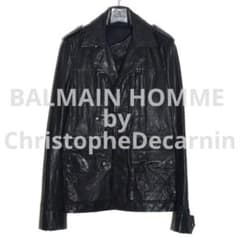 BALMAIN HOMME デカルナン期 11SS F-2レザージャケット 44