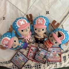 ワンピース まねっこチョッパー ぬいぐるみマスコット 4点セットのサムネイル