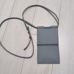スマホショルダーストラップ グレー　Google
