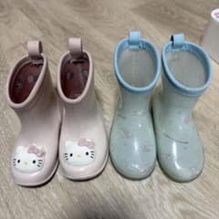 산리오 키즈 장화 2 다리 세트 헬로 키티 시나모롤