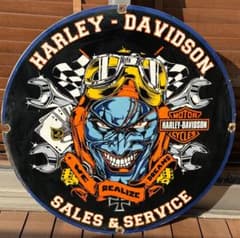 ハーレーダビッドソン 看板 HARLEYDAVIDSON 76cm 世田谷ベース ハーレーダビッドソン 看板 HARLEYDAVIDSON 76cm 世田谷ベース|mercari