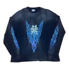 KAMIYA カミヤ 25SS KMY-FIRE ブルーフレイム ロンT - メルカリ