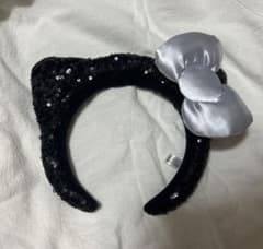 ユニバ キティちゃん黒カチューシャのサムネイル