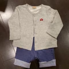 【アリー様】MIKI HOUSE★カーディガン&ハーフパンツセットのサムネイル
