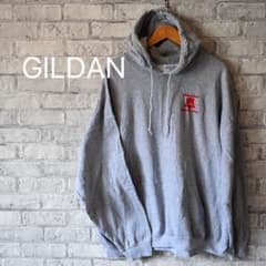 GILDAN パーカー グレー Turkey Day 2017 プリント 古着のサムネイル