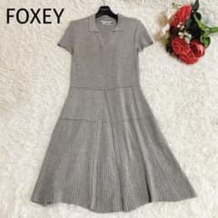 美品✨フォクシー 定価8.6万 サマーニット 半袖ワンピース - メルカリ